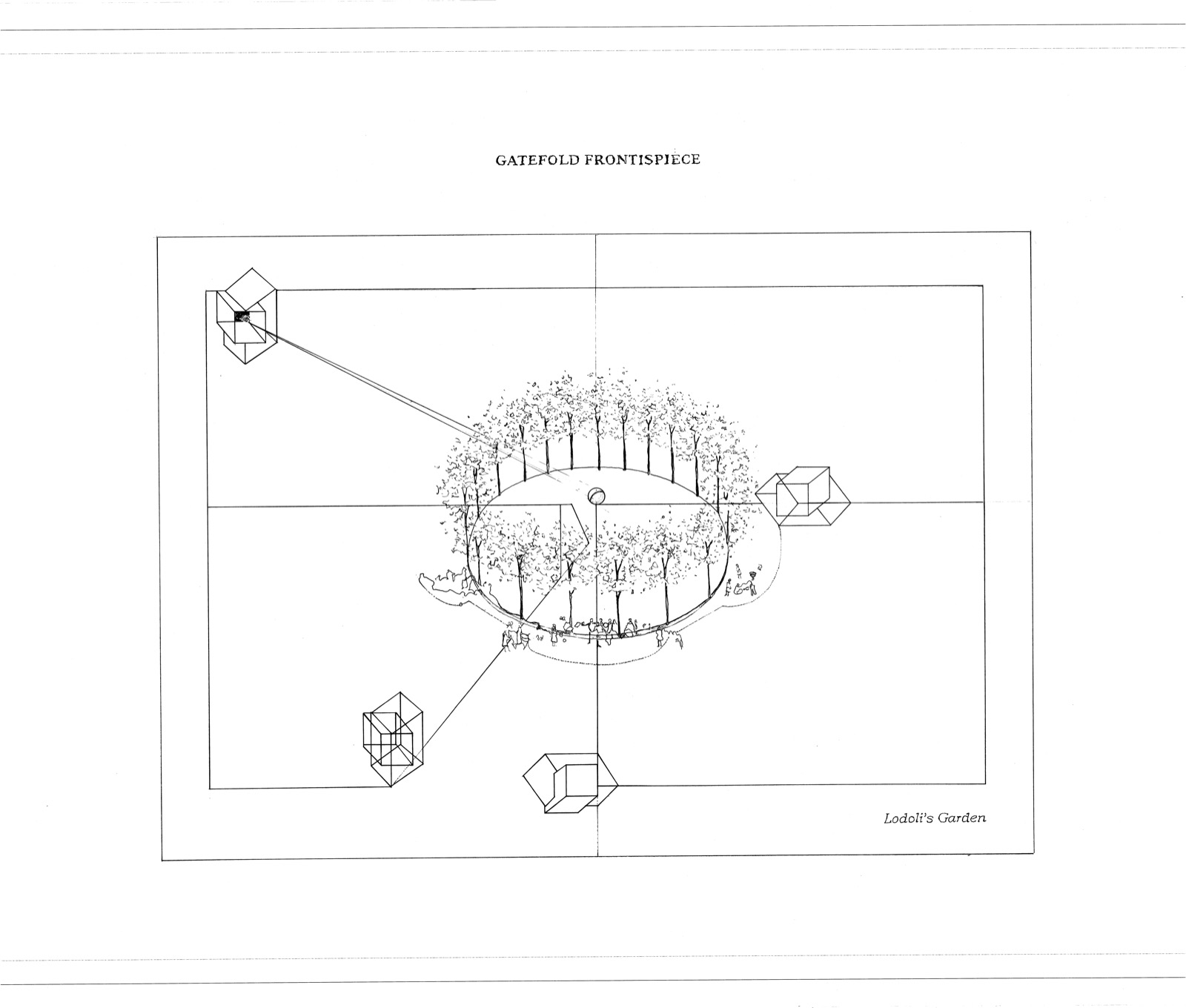 Gatefold frontispiece plate